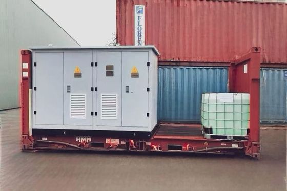 HV Tap Range ±2×2.5% Compact Transformer Substation For Outdoor Installation Featuring Rated Voltage In HV Side 13.8kV
