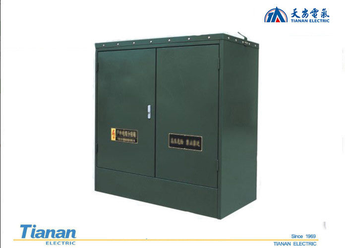 Outdoor Cable Branch Box Metal Enclosed Green Color Connect Outdoor Cable Branch Box Metal Enclosed