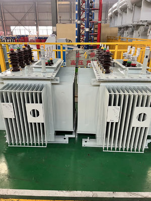 Oil Immersed Distribution Transformer Rated Current 31.38/902.11 A Tapping Range ±2x2.5% for Customer Requirements
